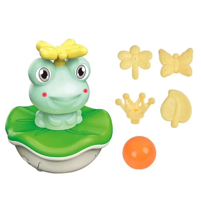 

Baby Shower Water Spray Ball Toy Electric Frog Water Spray Ball Floating Rotating Frog Bathroom Bathtub Play Water Bath Toy Gift
