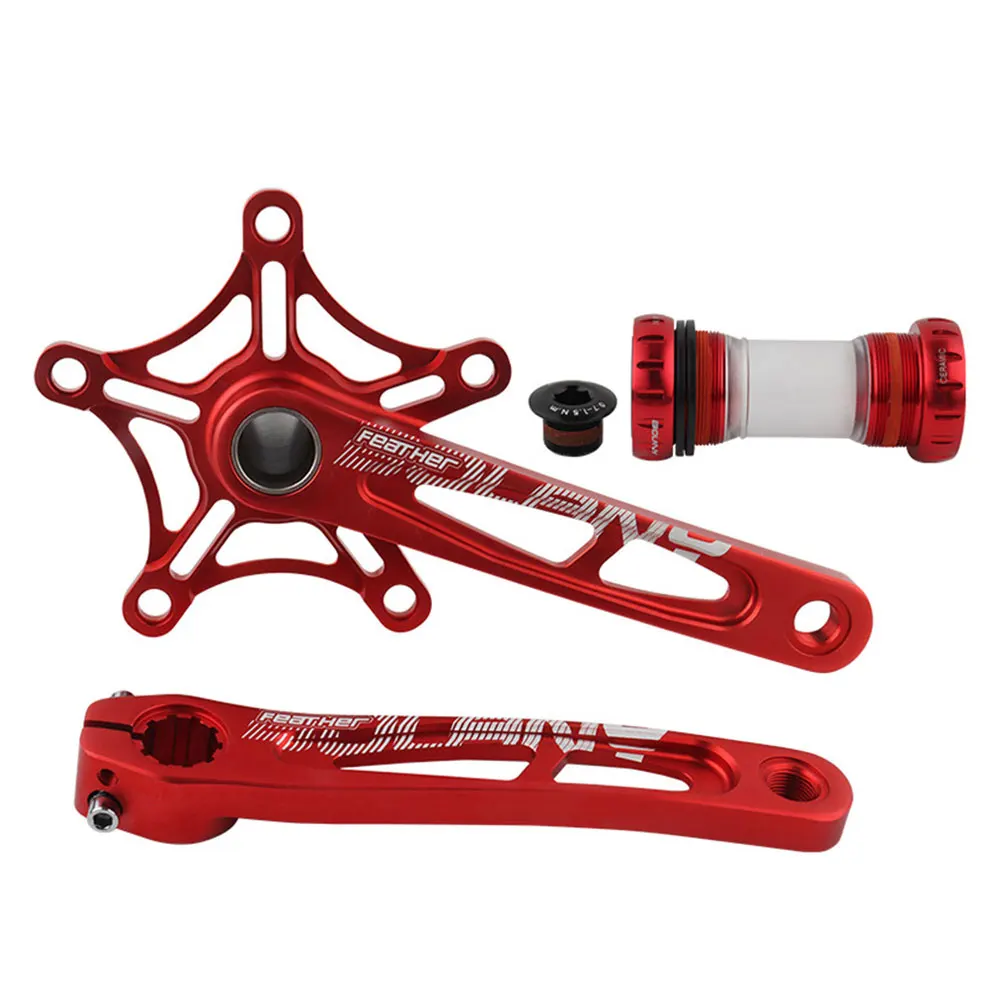 

Bicycle Crank Set BCD130 170mm Bike Crankset with Ceramic Bottom Bracket for Folding Bicycle