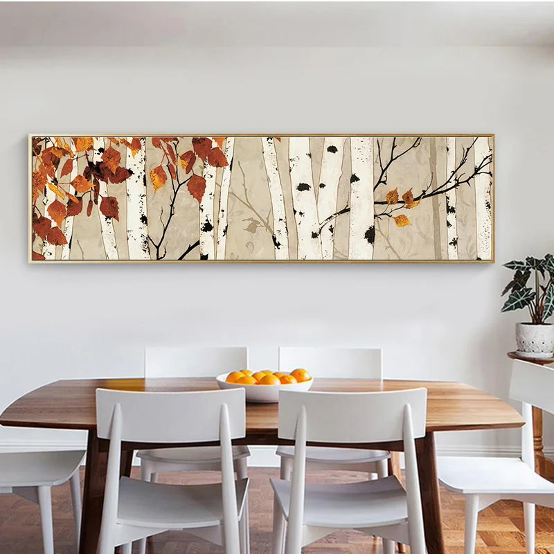 Абстрактная Настенная картина в скандинавском стиле геометрический Горный