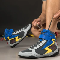 new mens professional fighting wrestling shoes mesh breathable non slip wrestling sports shoes youth boxing shoes 36 46