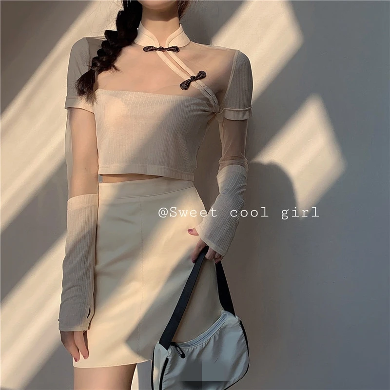 Женские туфли в стиле ретро топы с высокой талией мини-юбка) модный детский