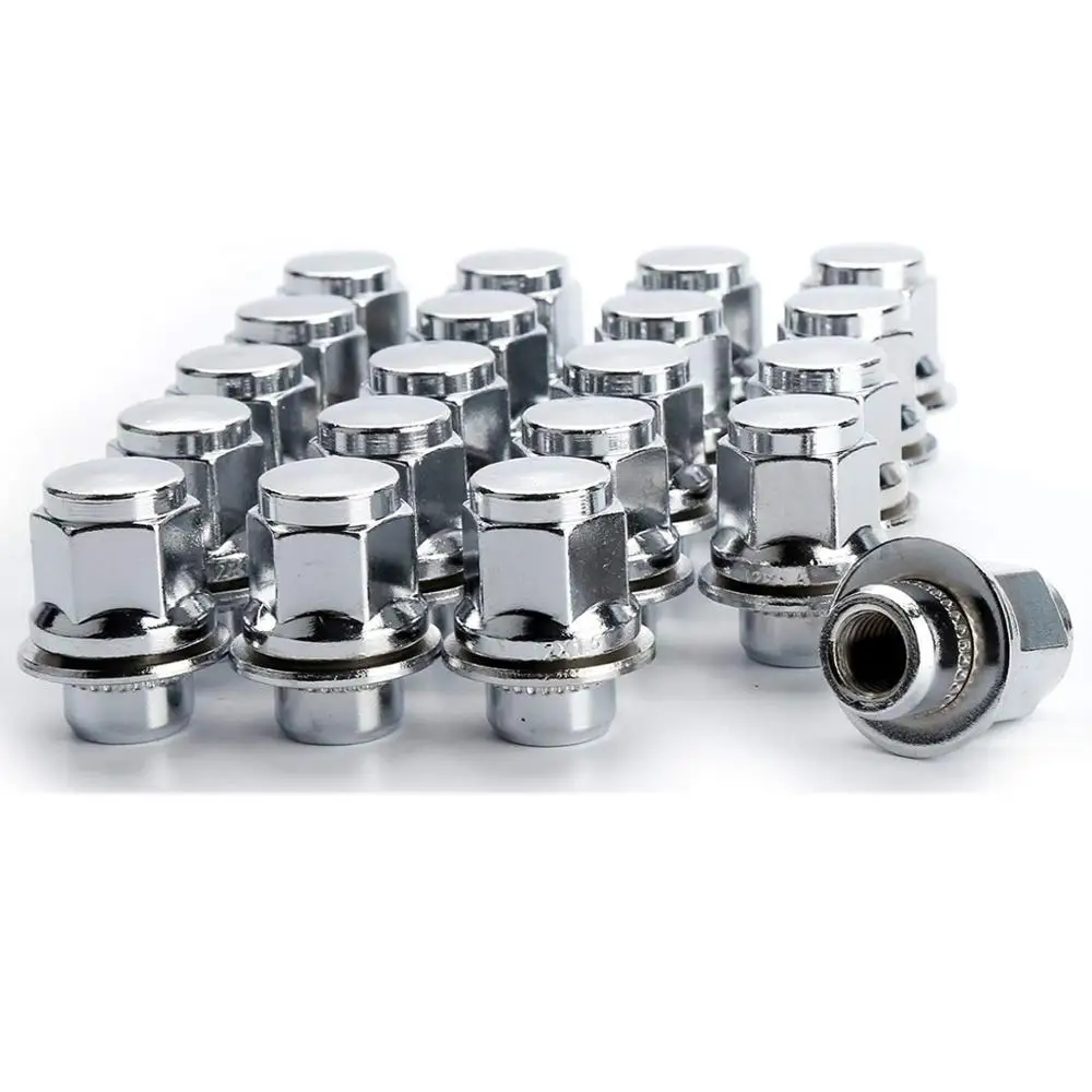 KSP20PC 12x1 5 Thread Pitch шестигранный 13/16 ''(21 мм) хромированные гайки Mag Style OE Lug с