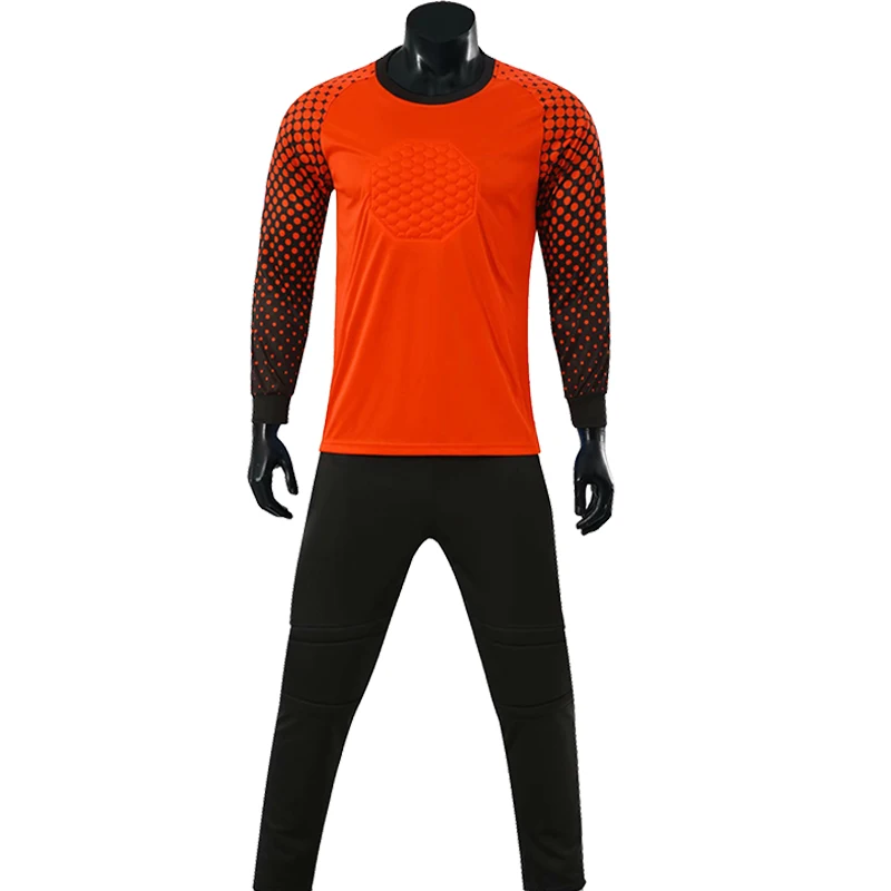 Мужская зеленая футболка с длинным рукавом для футбола набор взрослых оранжевая