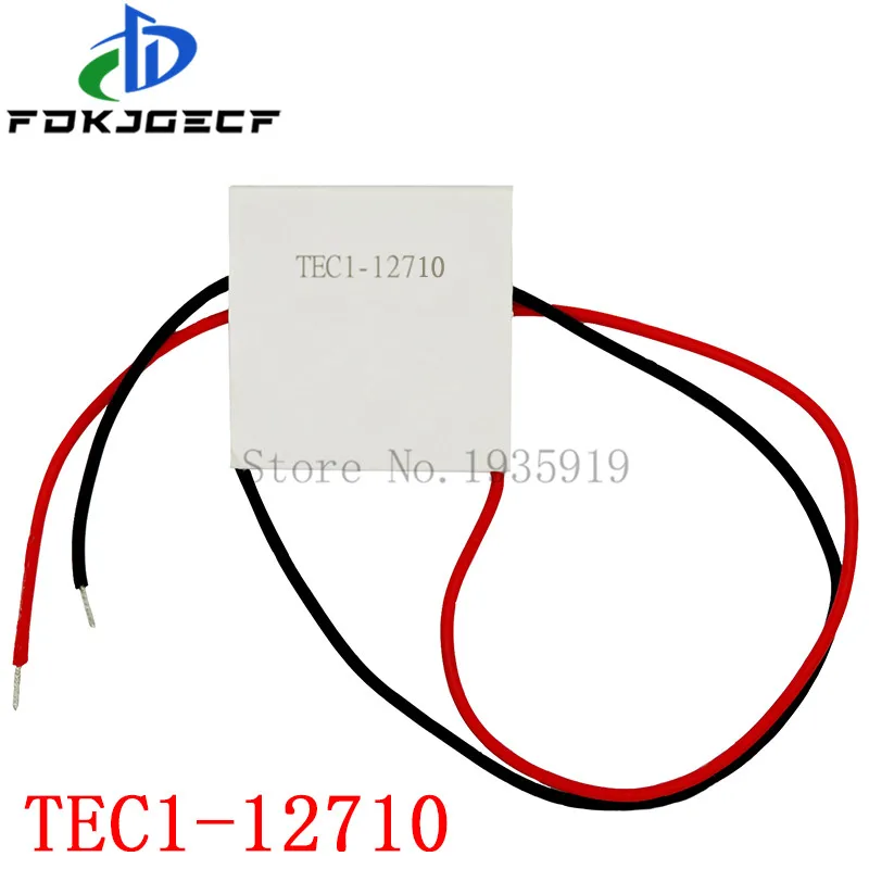 Термоэлектрический охладитель Пельтье 100 Вт TEC1 12710 DC12V 10A TEC 40*40 мм 12710|Интегральные