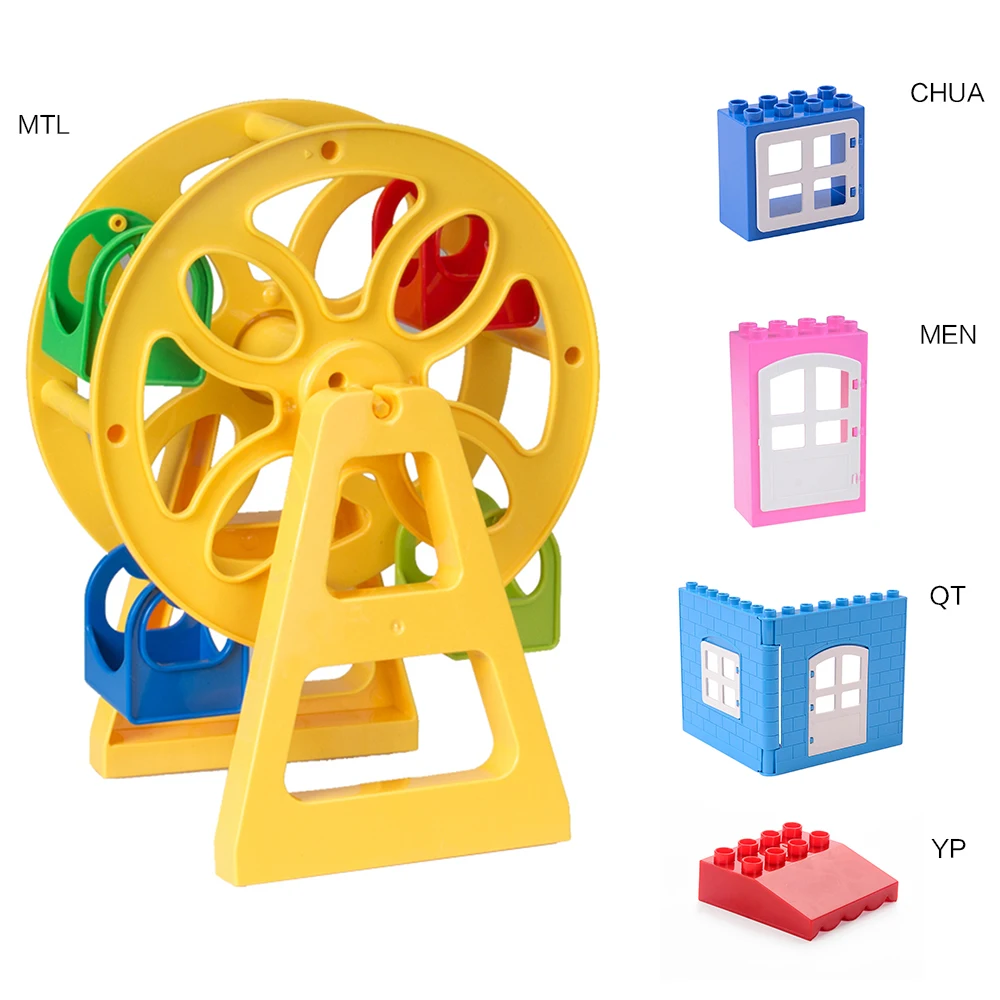 1 шт. строительные блоки аксессуар строительный кирпичный дом делая набор