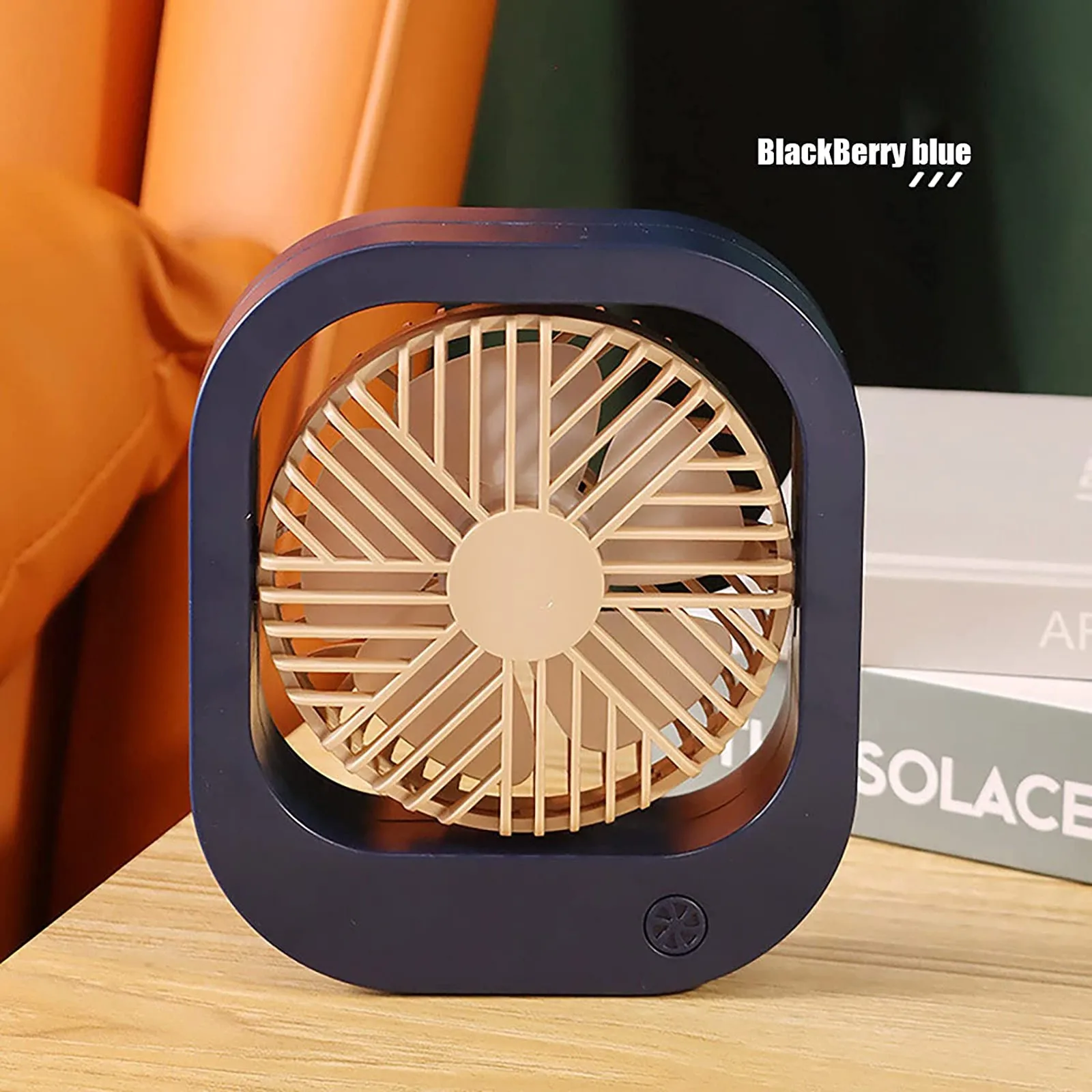 

Portable Cooling USB Desktop Fan Super Mute Cooler Personal with 360 Rotation Adjustable Angle Cool Fans Household Traveling C5