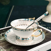 coffee cup european small luxury bone porcelain ceramic light single elegant high end english afternoon teacest tea set