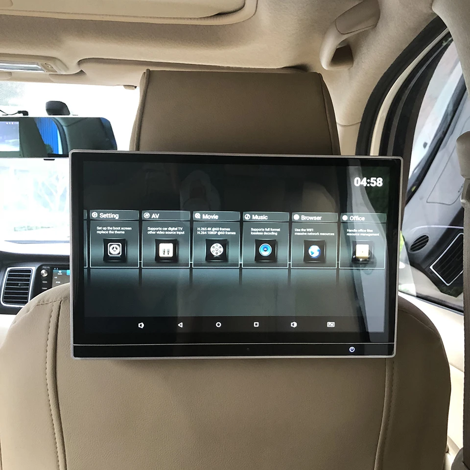 

Видеоплеер на подголовник автомобиля с сенсорным экраном Android 10,0 для BMW Series 12 4 3 5 6 7 X1 X3 X5 X6 X7 развлекательный монитор на заднем сиденье 4K