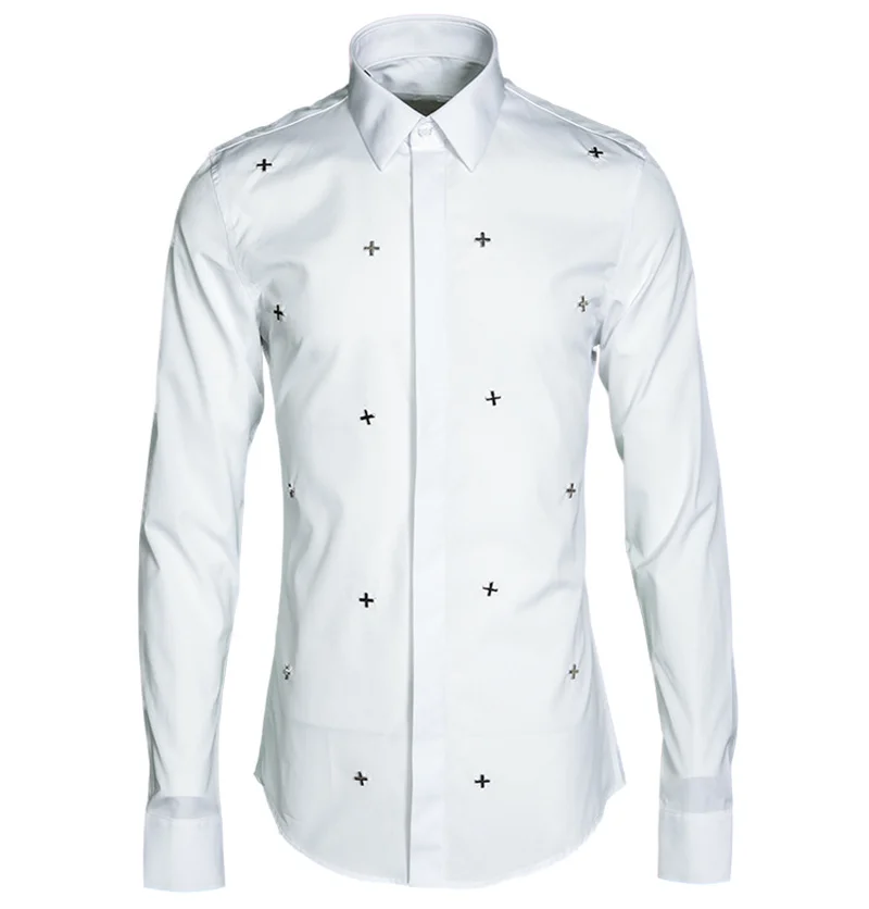 Mens Shirts Casual Slim Fit Ropa De Hombre 2020 Men Long Sleeve Shirt Harujuku Streetwear Clothing Fashion | Мужская одежда