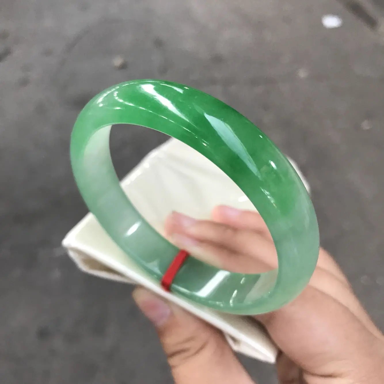 Китайский Изумрудный браслет 54-62 мм очаровательные ювелирные изделия модные