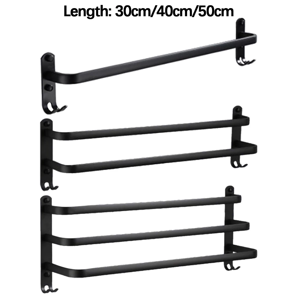 

Bathroom Towel Rack, Towel Bar, Aluminum Alloy Bath Towel Rack Bathroom Towel Bar Holder