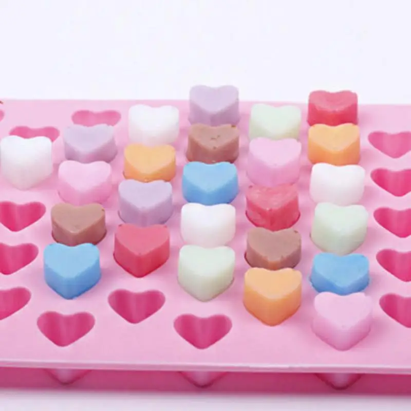 

Chocolate Mold Love Heart-Shaped Silicone Molds For Sponge Cakes Mousse Chocolate Dessert Bakeware Pastry Mould Bake Tools