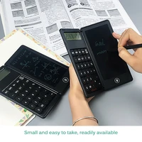 tablet digital drawing pad 12 digits display with stylus pen erase button lock function foldable calculator 6 inch lcd writing