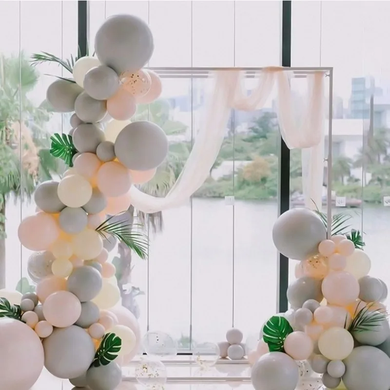 100 шт. серые воздушные шары 5 дюймов 10 12 Круглый надувной шар из латекса украшения