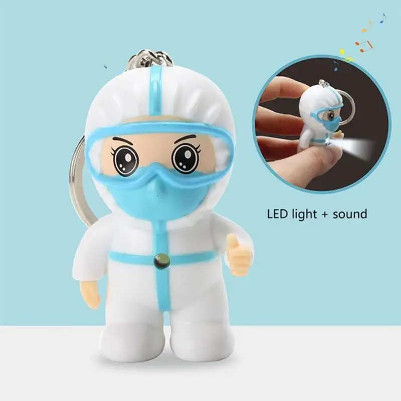 

Anti Souvenir White Angel Cartoon Nurse with Hook I-Love-You Gifts Present Thanksgiving Toy Music Q3D8