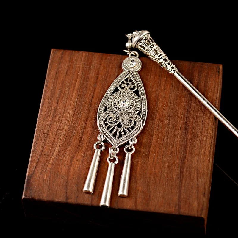 2020 Античная заколка для волос в китайском стиле Женская богемная Этническая