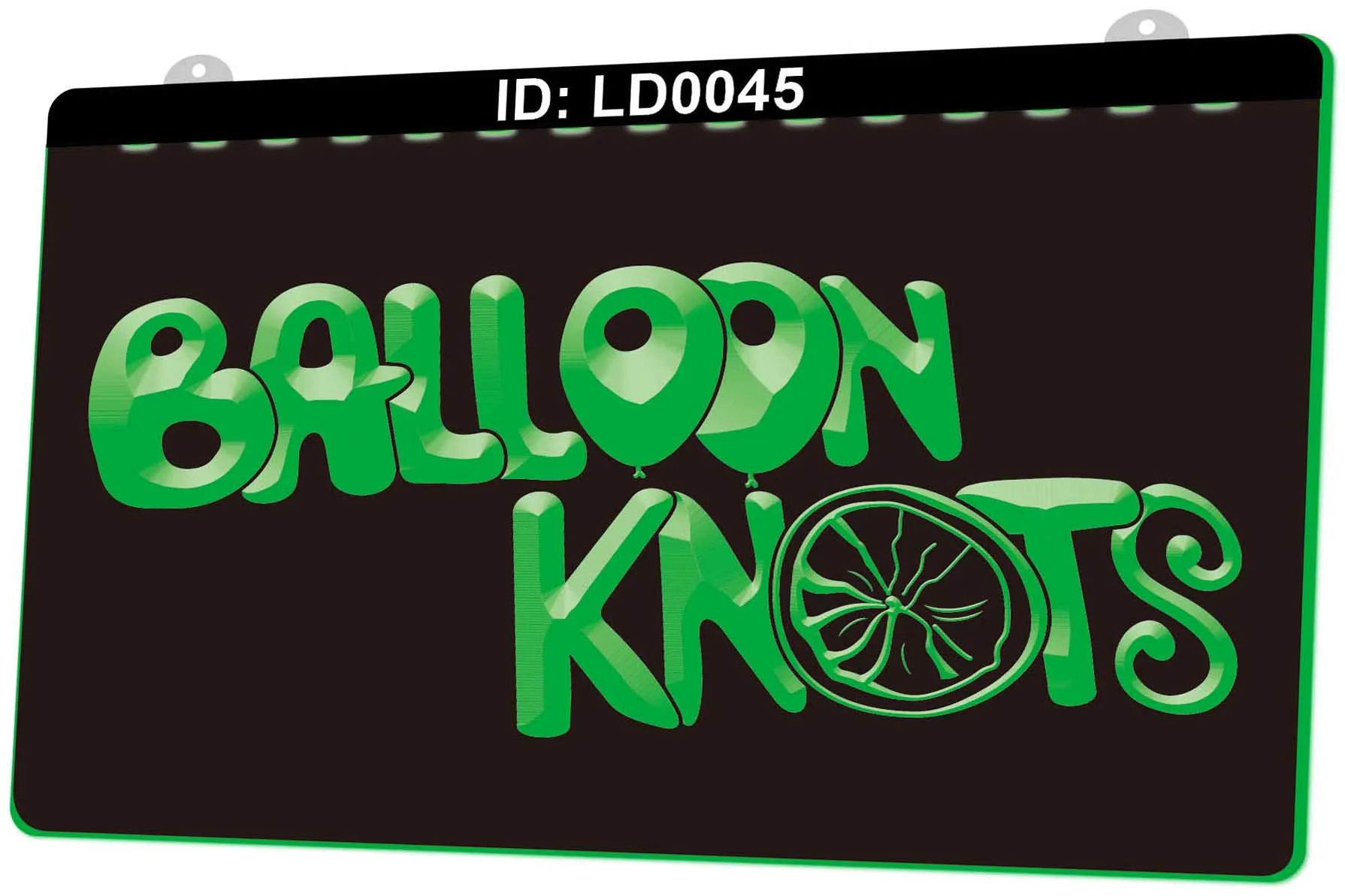 LD0045 шар узлов 3D гравировка светодиодный светильник знак оптом и в