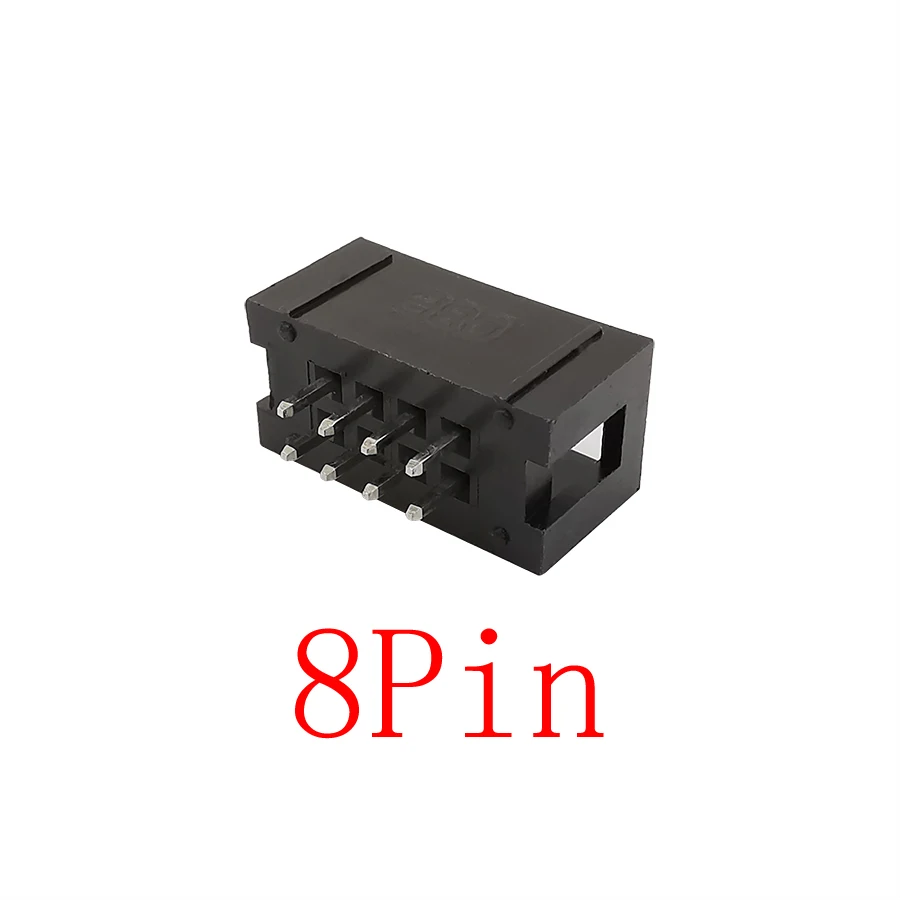 10 шт. DC3 2 54 мм Шаг IDC 6P ~ 50Pin JTAG разъем штырьковый прямой штырь в коробке PCB штыревой с