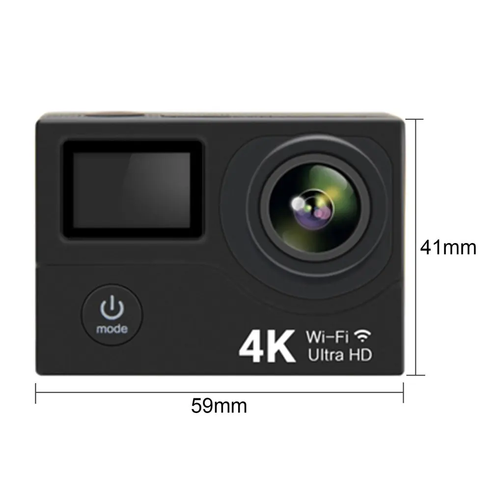 Мини H3R 4K Ультра Full HD спортивная камера WIFI дистанционное управление Подводное