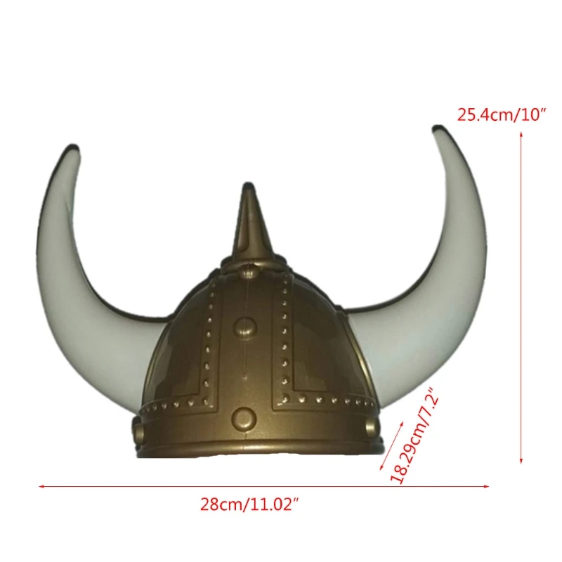 

Novelty Viking Helmet Pirate Halloween Costumes Hat Festival Party Strange Hat 634F