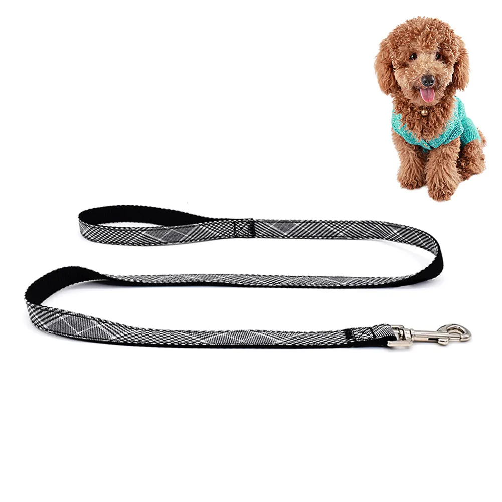 Нейлоновый Поводок для домашних животных 4 размера в полоску с принтом маленький