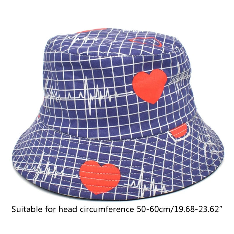 

066C Cotton Fisherman Hat UV Protection Bucket Men & Women Outdoor Traveling