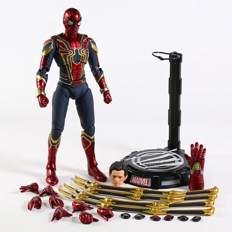 

Marvel Мстители, финал, Железный Человек-паук, масштаб 1/7, коллекционная фигурка, модель, игрушка 25 см