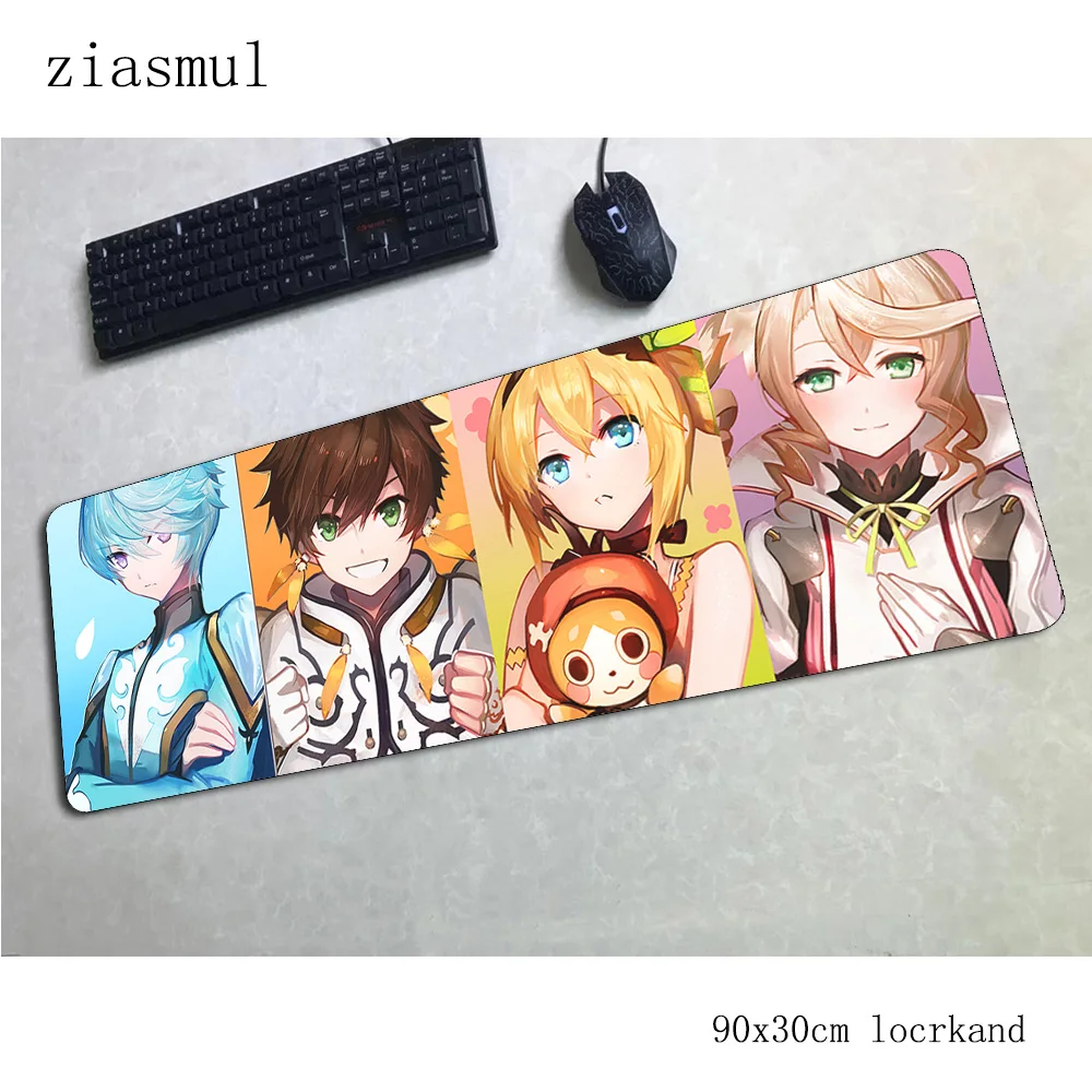 

Tales Of mouse pad 900x300x3mm mousepads High quality gaming mousepad gamer HD print personalized mouse pads keyboard pc pad