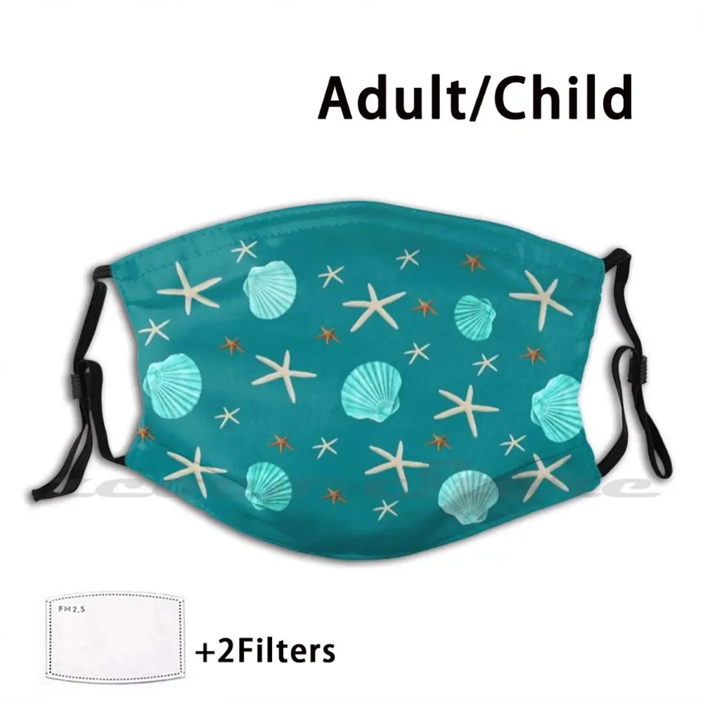 Морская звезда моющиеся трендовые индивидуальные Pm2.5 фильтр маска дизайн