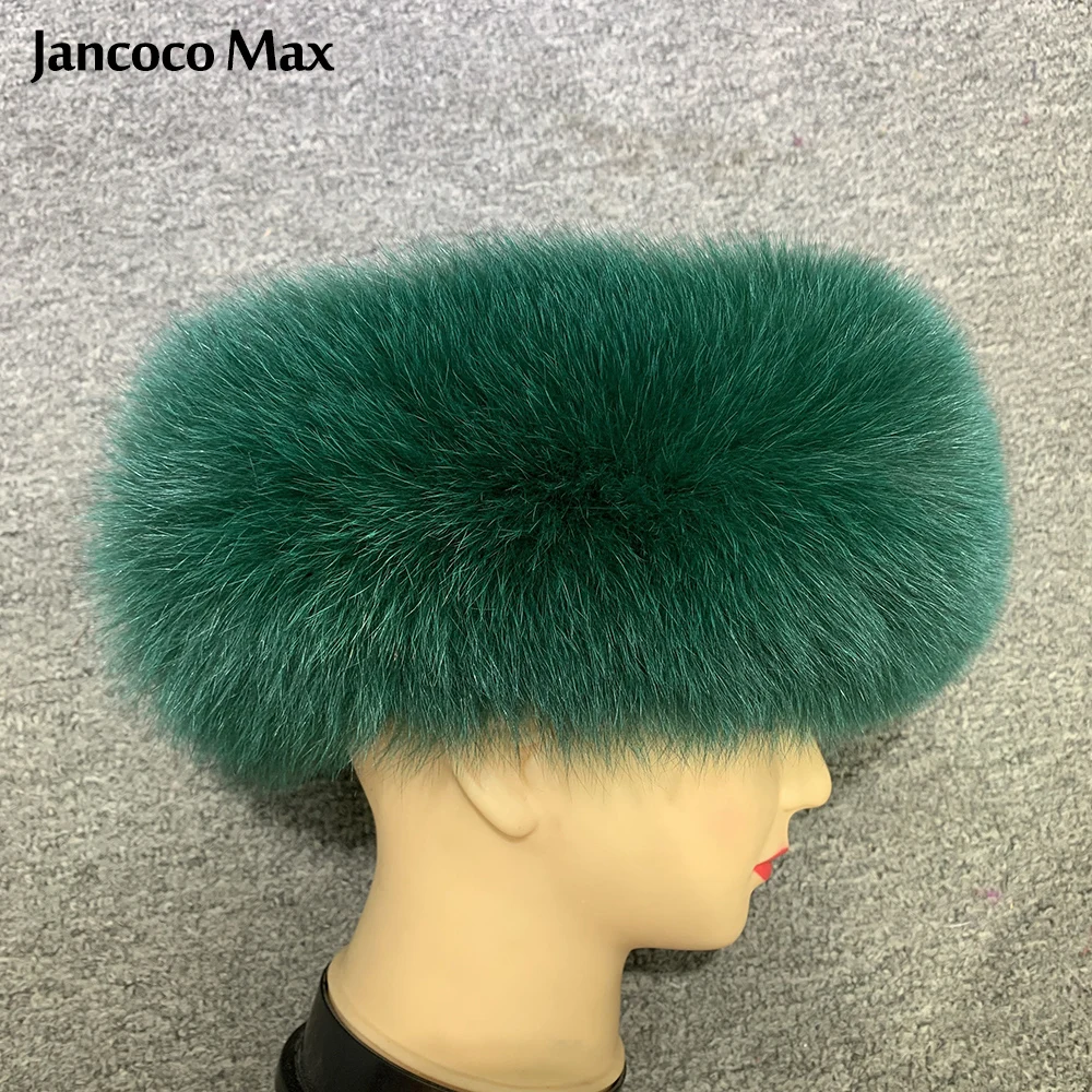 Winter Fashion Elastic Headband Fox Fur Headwear Racccoon Fur Women's Fluffy Real Fur Band S8300 hair barrettes for adults