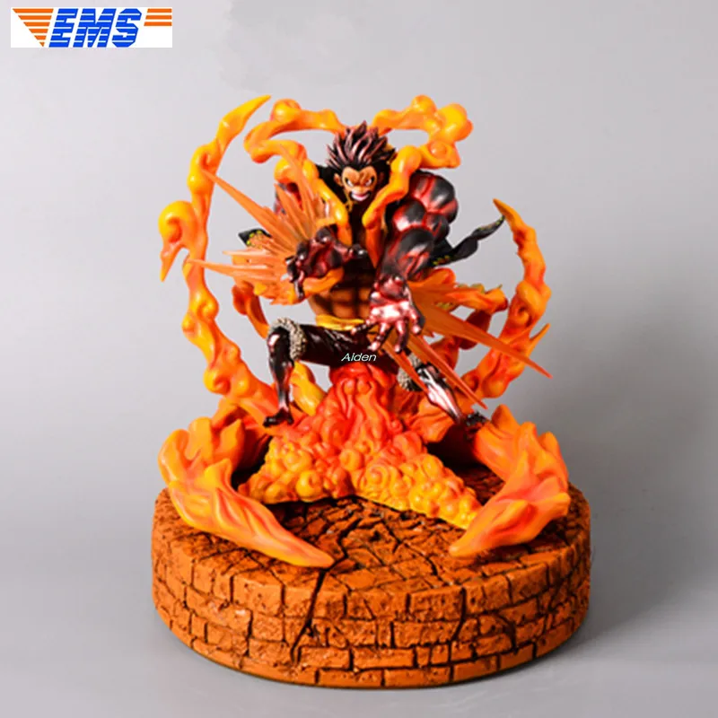 

9" One Piece Statue The Straw Hat Pirates Bust Gear Fourth Luffy Full-Length Portrait GK Action Collectible Model Toy BOX Z2843