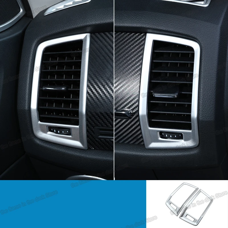 

Lsrtw2017 для Skoda Kodiaq приборной панели автомобиля левый и правый вентиляционное отверстие рамка аксессуары для интерьера из углеродного волокн...