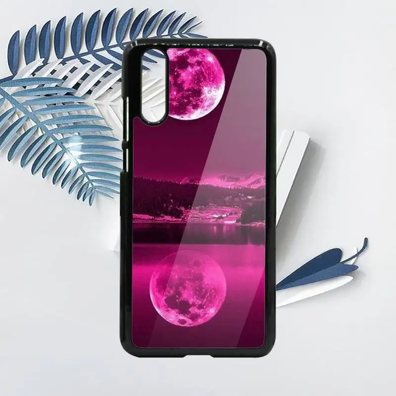 

with white moon stars space astronaut Phone Case PC For Samsung galaxy S note 8 9 20 10 e lite2019 plus pro ultra