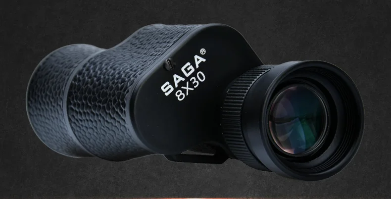 SAGA телескоп монокулярный HD 8x30 низкий уровень освещения ночного видения Spyglass Зрительная труба Охота Компактный высокой мощности русский классический