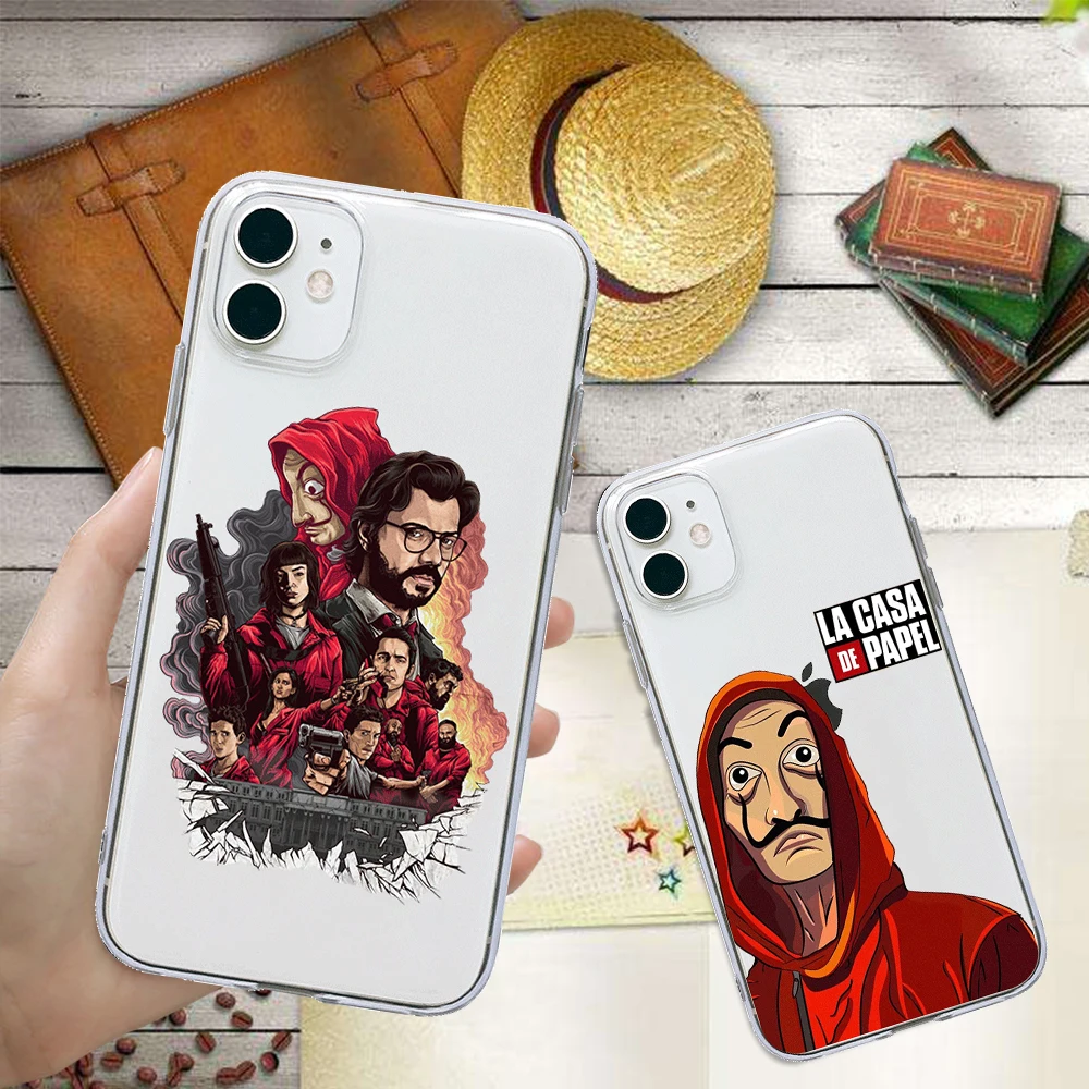 Испания ТВ La Casa de papel дом бумажный чехол для телефона iPhone 5S SE 5 6 6S 7 8 Plus X XS XR 11 Pro Max