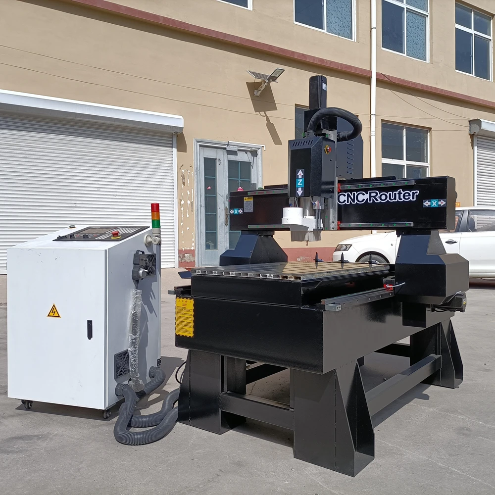 Высокоточный китайский 3-осевой 4 осевой фрезерный станок ЧПУ 9060 с по дереву 6090