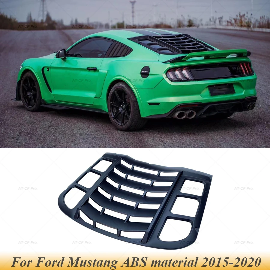 Декоративные жалюзи из черного АБС-материала для заднего стекла подходят Ford mustang