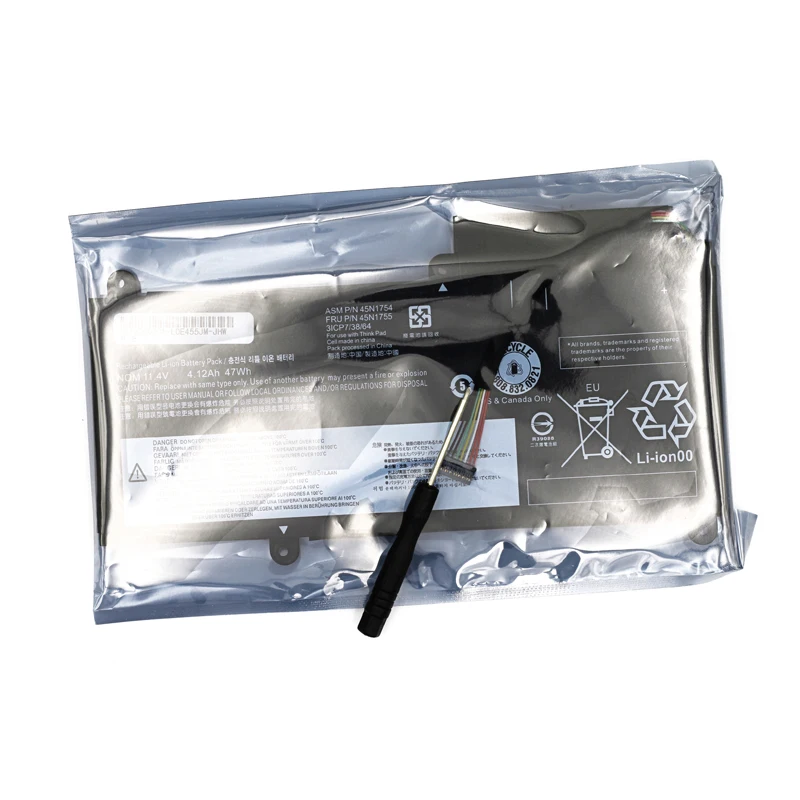 Аккумулятор ApexWay 47WH 45N1754 45N1755 для Lenovo E450 E450C E455 E460 E460C 45N1756 45N1757 ноутбука 11 4 в 47Wh |