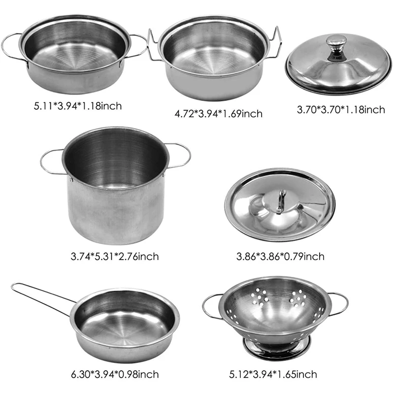 

18Pcs/Lot Kids Cooking Toy Set Children Play House Kitchen Cookware Cooking Utensils