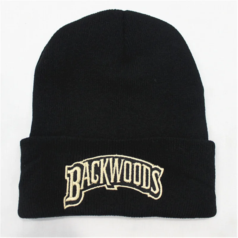 

New Knitted Hat Beanies Backwoods Lettering Cap Women Winter Hats For Men Warm Hat Fashion Hip-hop Beanie Hat