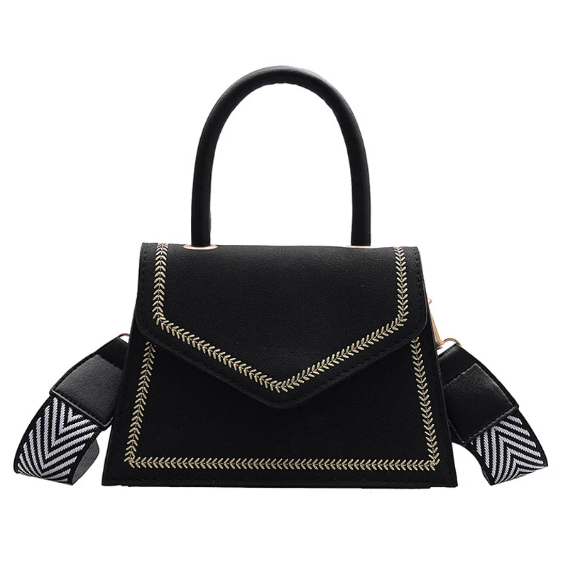 Модная матовая женская сумка в стиле ретро наплечная сумочка из качественной