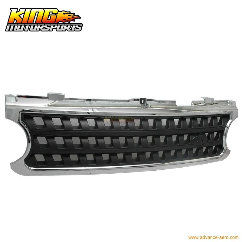 Подходит для 06 07 08 09 Range Rover Grill Land Blacktype 2 - Chrom Black USA Domestic бесплатная доставка |