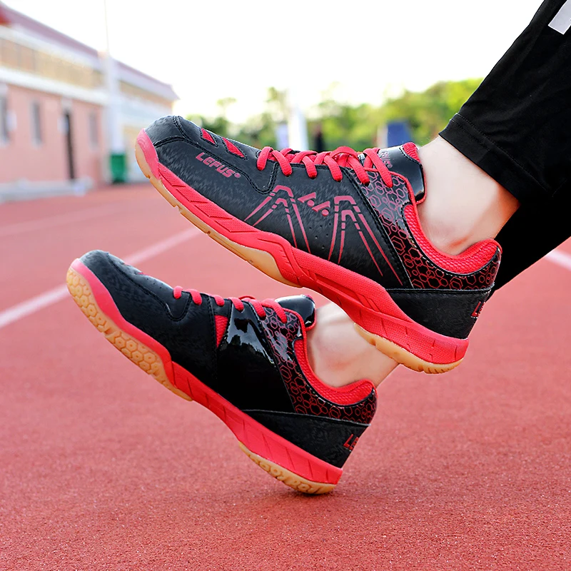 Unisex Badminton Shoes Indoor Training Tennis Shoes Men's Comfortable Badminton Shoes Professional Competition Sports Shoes