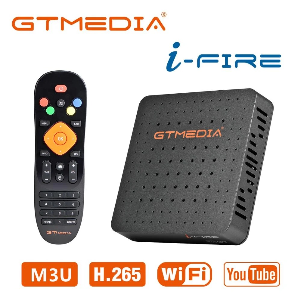 GTMedia iFire G2 Android ТВ коробка цифровой FULL HD 1080P Декодер каналов кабельного телевидения