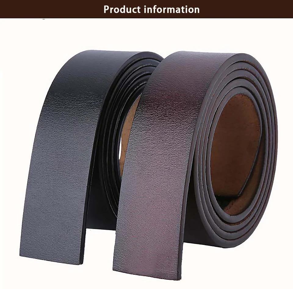 WESTAL men's genuine leather belt male belt for men strap without Automatic buckle men's pure leather belt casual designer strap
