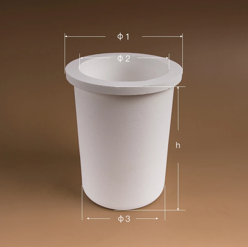 

High-purity Melting Graphite Crucible Cup Mould Melting High-temperature Resistance for Gold and Silver Metal Smelting Tools