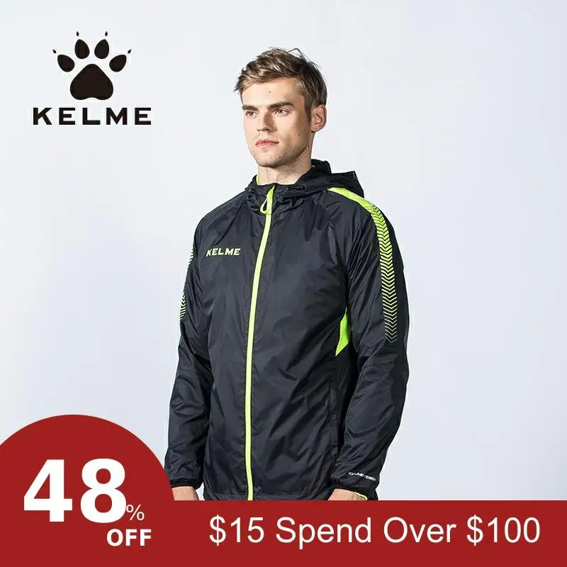 KELME Мужская водонепроницаемая куртка для спорта на открытом воздухе, теплое Брендовое пальто для походов, кемпинга, походов, лыжного спорта, мужские куртки K081