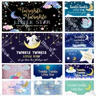 Мерцающие мерцающие маленькие звездочки, деревянные знаки для детской спальни, деревянные настенные декоративные тарелки для дома, гостиной, двери