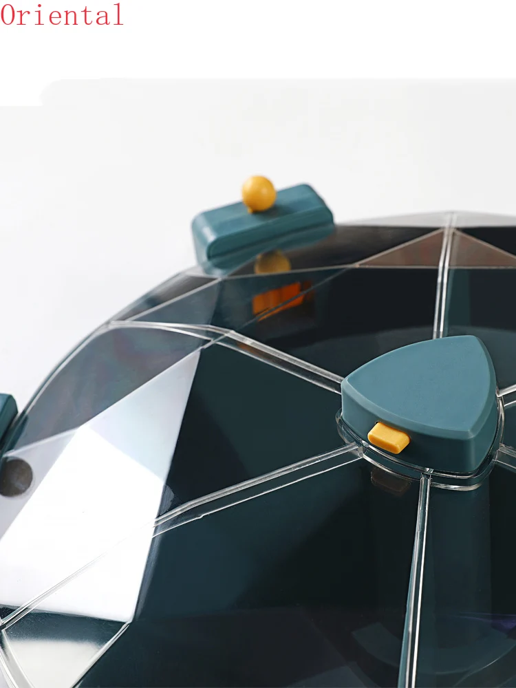 

Food Grains Storage Grids Box Wall-mounted Rotate Storage Jar Household Rice Bean Sealed Bottle