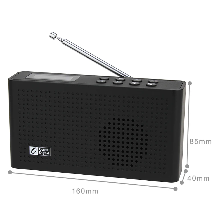 202 DAB +/WiFi/FM/UPnP/DLNA Ocean Digital WR-26 многоязычное меню портативное Интернет-радио Bluetooth